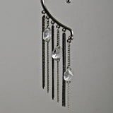 Vintage Chandelier Crystal Ear Cuff